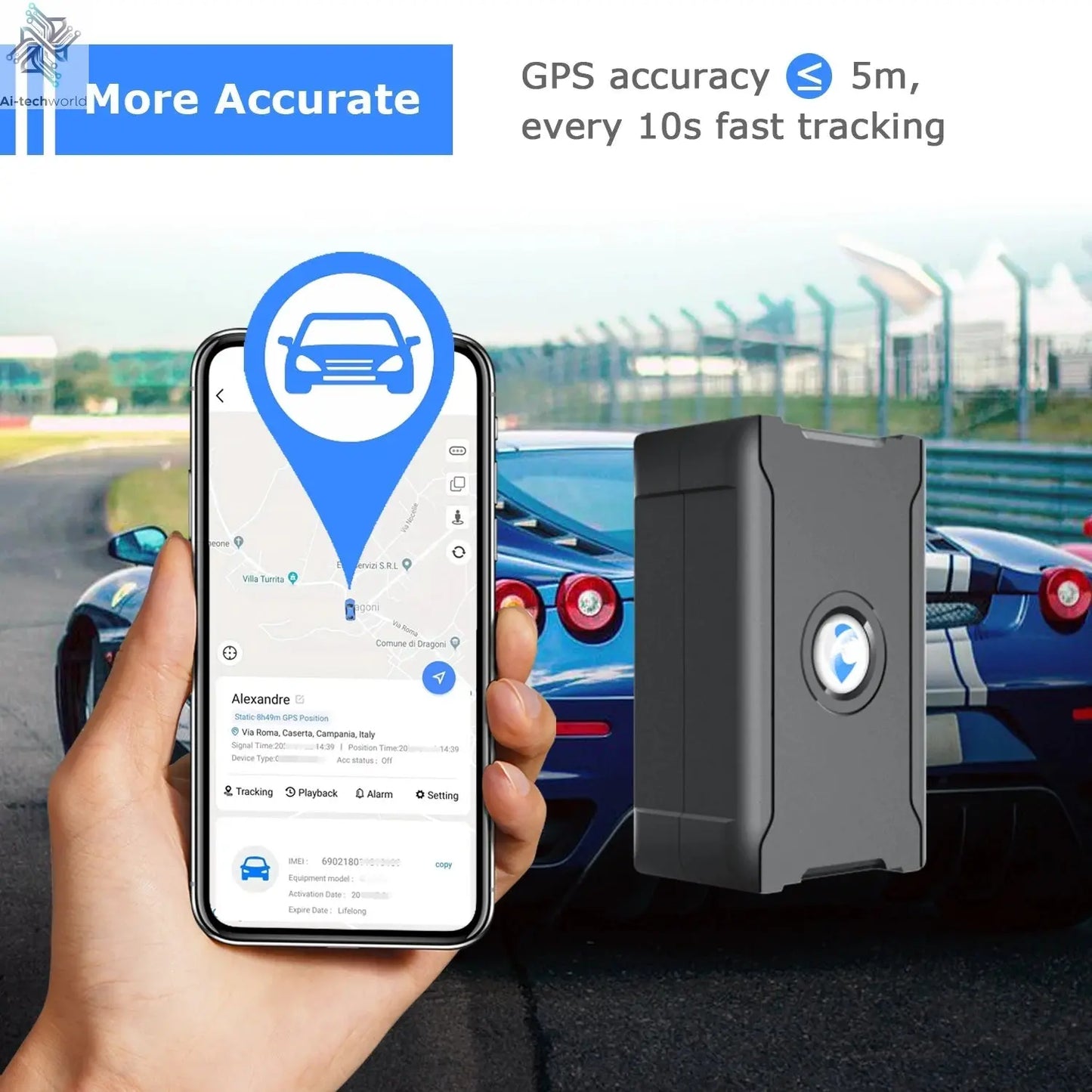 4G Portable GPS Tracker with Real - Time Location Tracking, Geo - Fence Alerts - Ai - TechWorld