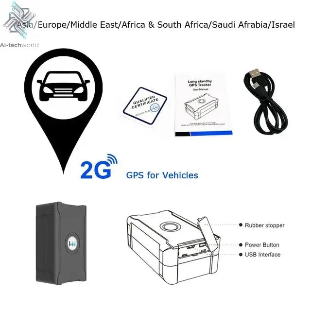 4G Portable GPS Tracker with Real - Time Location Tracking, Geo - Fence Alerts - Ai - TechWorld