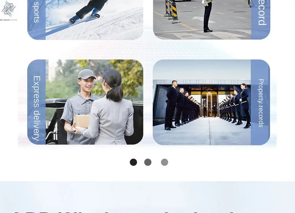 4K 1080P HD Wifi Mini Camera Handheld Back Clip Law Enforcement IR Night Vision Smart Portable Camera Car Recorder Ai-TechWorld 