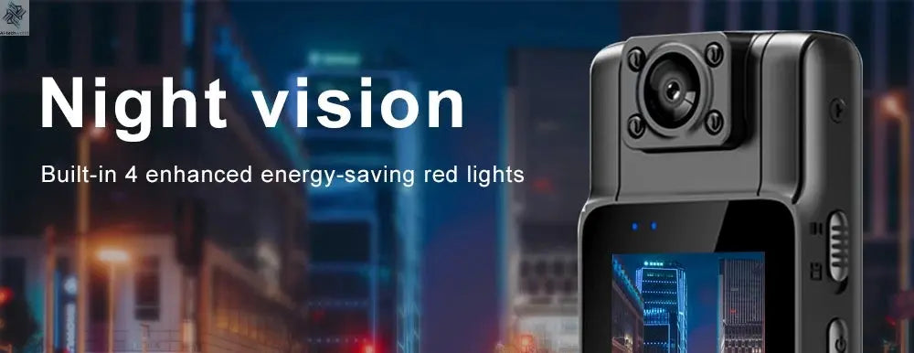 4K 1080P HD Wifi Mini Camera Handheld Back Clip Law Enforcement IR Night Vision Smart Portable Camera Car Recorder Ai-TechWorld 