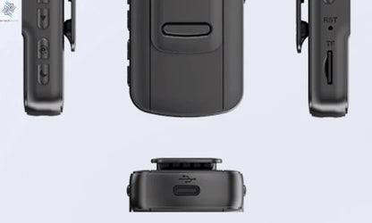 4K 1080P HD Wifi Mini Camera Handheld Back Clip Law Enforcement IR Night Vision Smart Portable Camera Car Recorder Ai-TechWorld 