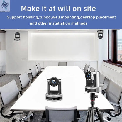 4K 1080P NDI Conference Camera PTZ Video Live Streaming SDI HDMI USB IP POE 10X 20X zoom for Church NetMeeting Broadcast Youtube - Ai - TechWorld