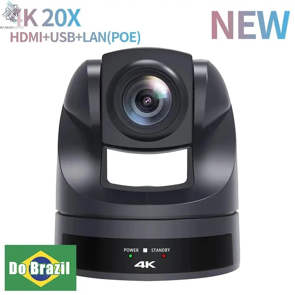 4K Conference Camera with 20X Optical Zoom – AI Auto - Tracking, 1080P/4K30fps - Ai - TechWorld