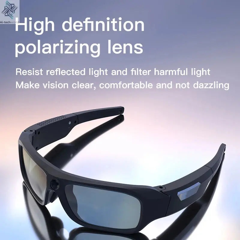 4K HD Glasses Camera Video Driving Record Cycling Video Smart Glasses With Eyewear Camcorder For Outdoor Mini Camera Ai-TechWorld 