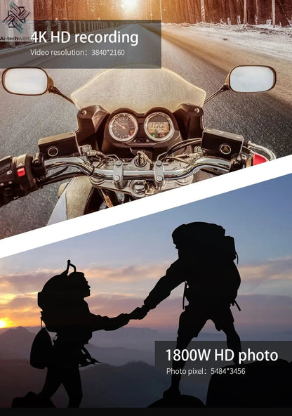 4K HD Glasses Camera Video Driving Record Cycling Video Smart Glasses With Eyewear Camcorder For Outdoor Mini Camera Ai-TechWorld 