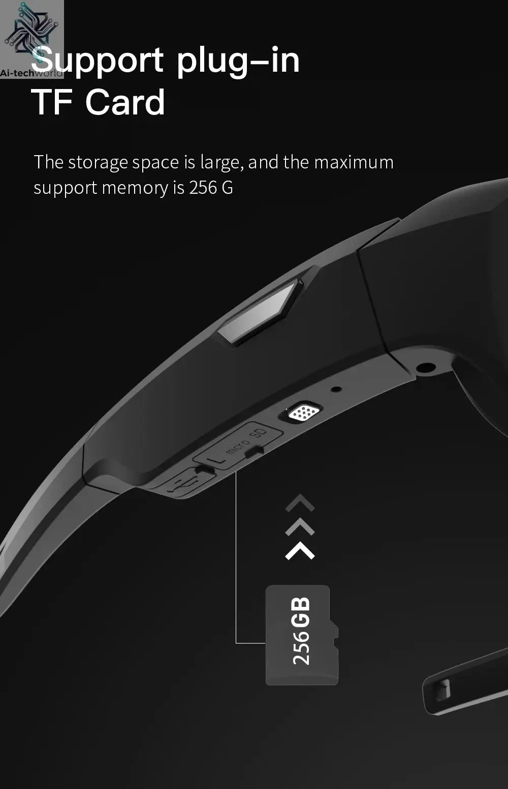 4K HD Glasses Camera Video Driving Record Cycling Video Smart Glasses With Eyewear Camcorder For Outdoor Mini Camera Ai-TechWorld 