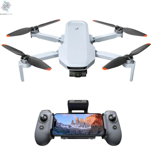 4K HDR Drone with 3 - Axis Gimbal, 8K Photo, AI Tracking, 10KM Range, Night Vision - Ai - TechWorld