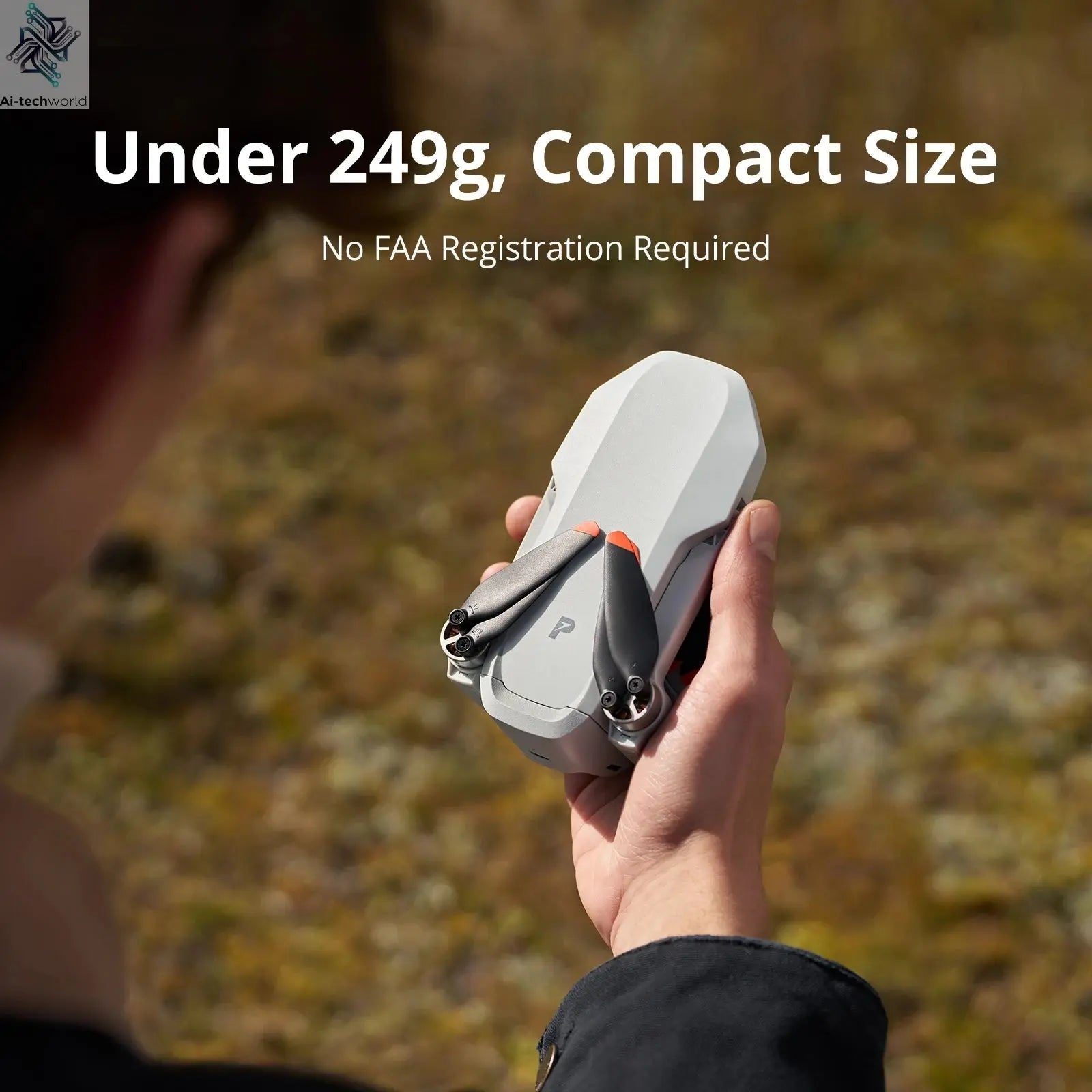 4K HDR Drone with 3 - Axis Gimbal, 8K Photo, AI Tracking, 10KM Range, Night Vision - Ai - TechWorld