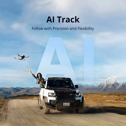 4K HDR Drone with 3 - Axis Gimbal, 8K Photo, AI Tracking, 10KM Range, Night Vision - Ai - TechWorld