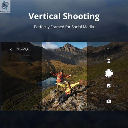 4K HDR Drone with 3 - Axis Gimbal, 8K Photo, AI Tracking, 10KM Range, Night Vision - Ai - TechWorld