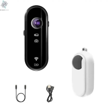 4K Mini Body Camera Portable Wearable Action Camera Hands-Free Waterproof Recording Camcorder For Cycling Motorcycle Vlogging Ai-TechWorld 