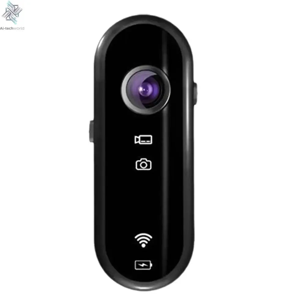 4K Mini Body Camera Portable Wearable Action Camera Hands-Free Waterproof Recording Camcorder For Cycling Motorcycle Vlogging Ai-TechWorld 