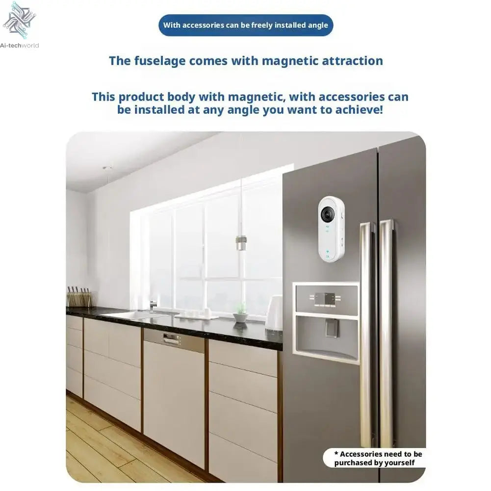 4K Mini Body Camera Portable Wearable Action Camera Hands-Free Waterproof Recording Camcorder For Cycling Motorcycle Vlogging Ai-TechWorld 