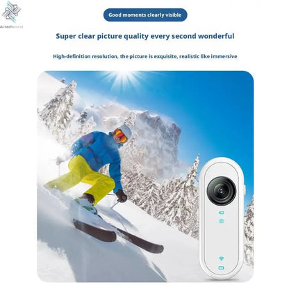 4K Mini Body Camera Portable Wearable Action Camera Hands-Free Waterproof Recording Camcorder For Cycling Motorcycle Vlogging Ai-TechWorld 