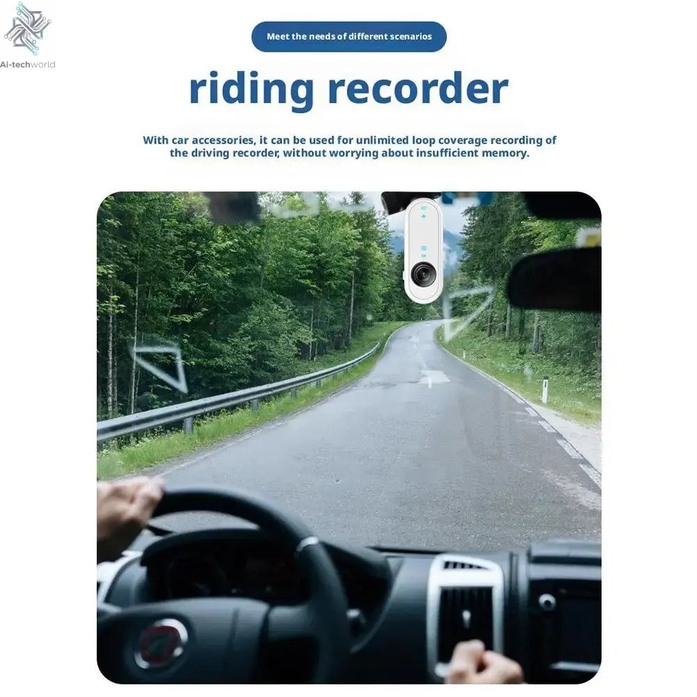 4K Mini Body Camera Portable Wearable Action Camera Hands-Free Waterproof Recording Camcorder For Cycling Motorcycle Vlogging Ai-TechWorld 