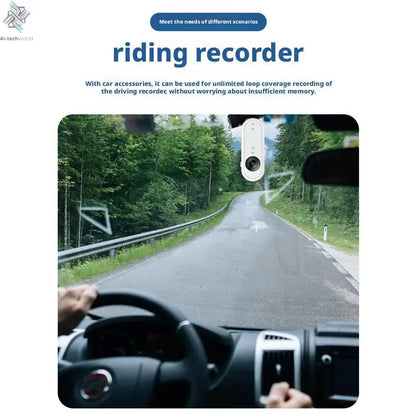 4K Mini Body Camera Portable Wearable Action Camera Hands-Free Waterproof Recording Camcorder For Cycling Motorcycle Vlogging Ai-TechWorld 