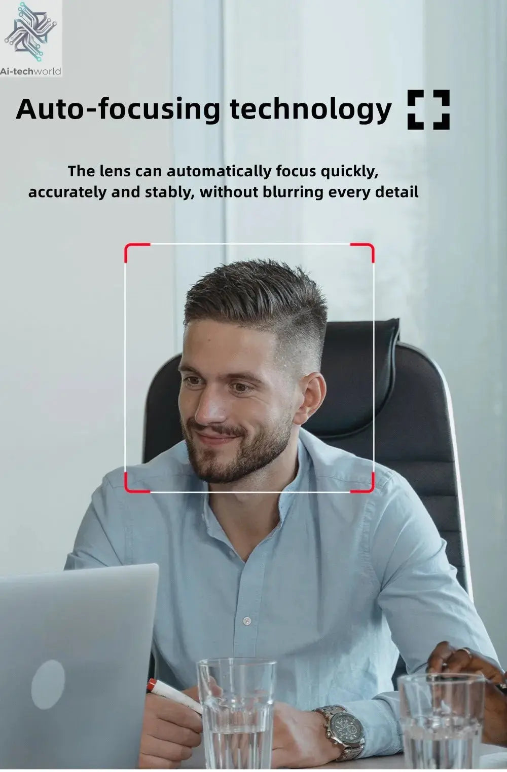 4K 10/20X Conference PTZ Camera LAN POE USB3.0 HDMI for Church Live Streaming Business Meeting Broadcast Youtube - Ai - TechWorld