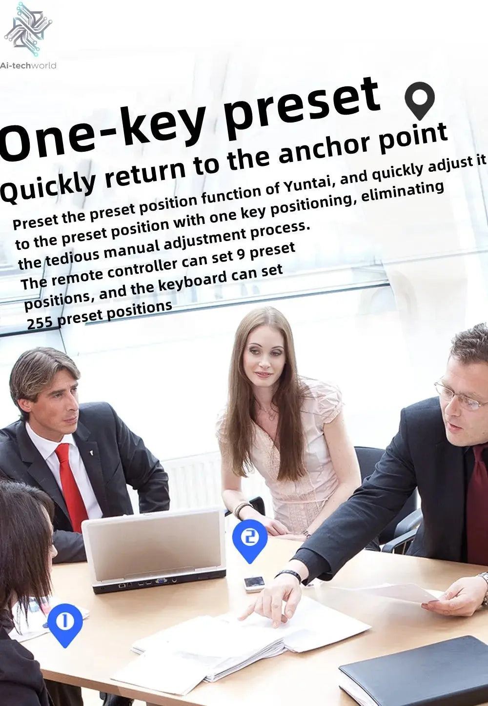 4K 10/20X Conference PTZ Camera LAN POE USB3.0 HDMI for Church Live Streaming Business Meeting Broadcast Youtube - Ai - TechWorld