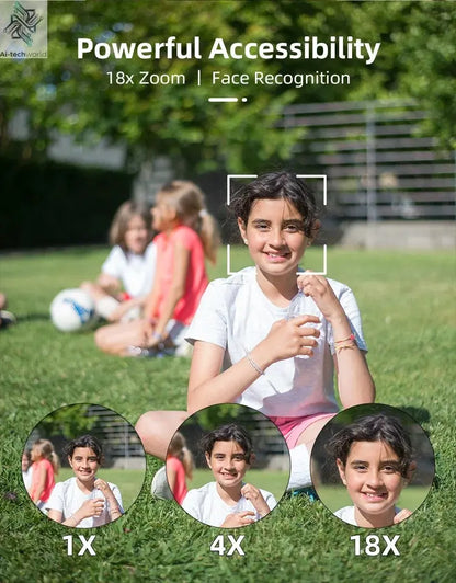 4K Ultra HD Digital Camera 3.0 Inci 48MP 18X Zoom Wifi Camcorder with Windproof Microphone Fill Light Video Vlogging For YouTube Ai-TechWorld 