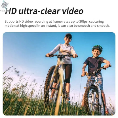 4K Ultra HD Pocket Action Camera 270° Rotatable Vlog Wifi Mini Sports Cam Waterproof Case Helmet Travel Bicycle Driver Recorder Ai-TechWorld 
