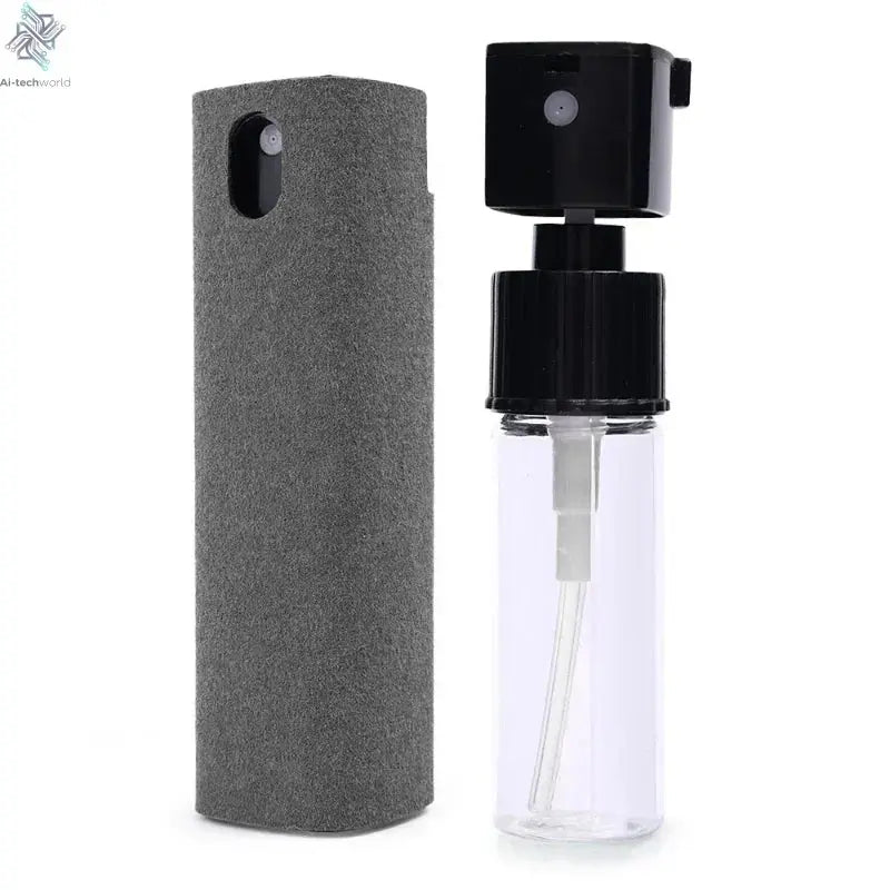 4in1 Microfiber Screen Cleaner Spray Bottle for Mobile Phone Ipad Computer Microfiber Polish Cloth Wipe Cleaning Glasses Wipes - Ai - TechWorld