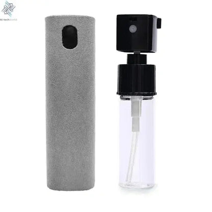 4in1 Microfiber Screen Cleaner Spray Bottle for Mobile Phone Ipad Computer Microfiber Polish Cloth Wipe Cleaning Glasses Wipes - Ai - TechWorld