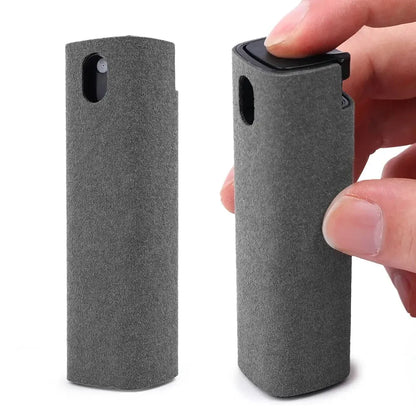 4in1 Microfiber Screen Cleaner Spray Bottle for Mobile Phone Ipad Computer Microfiber Polish Cloth Wipe Cleaning Glasses Wipes - Ai - TechWorld