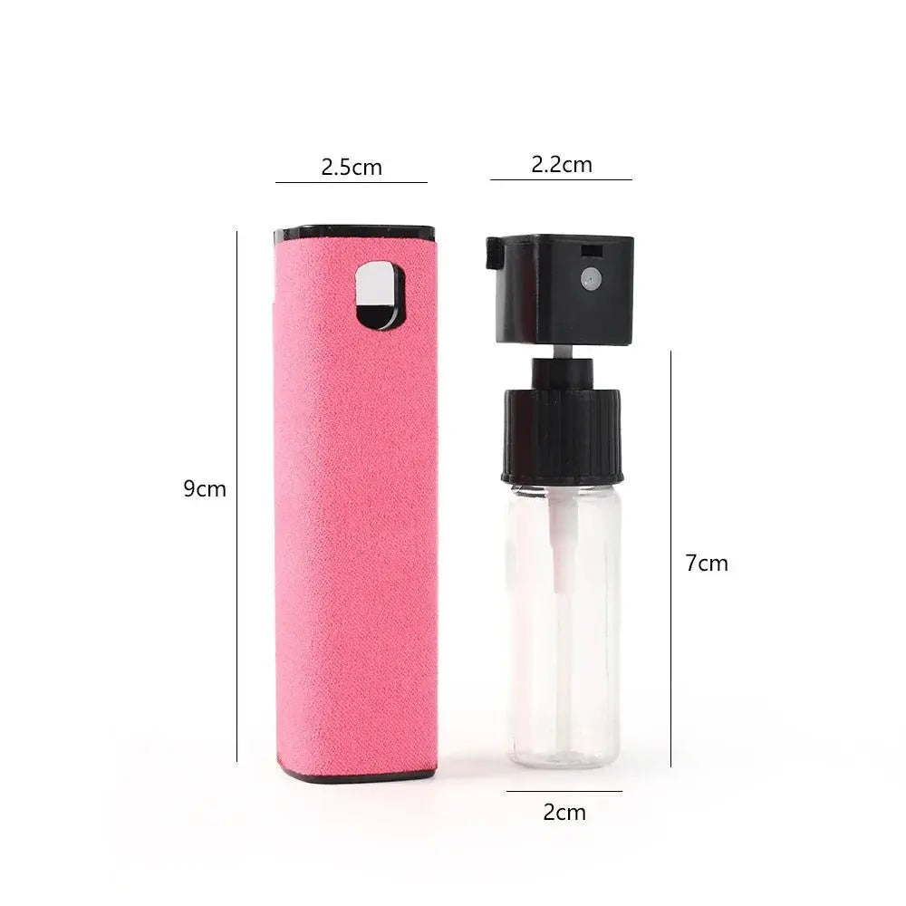 4in1 Microfiber Screen Cleaner Spray Bottle for Mobile Phone Ipad Computer Microfiber Polish Cloth Wipe Cleaning Glasses Wipes - Ai - TechWorld