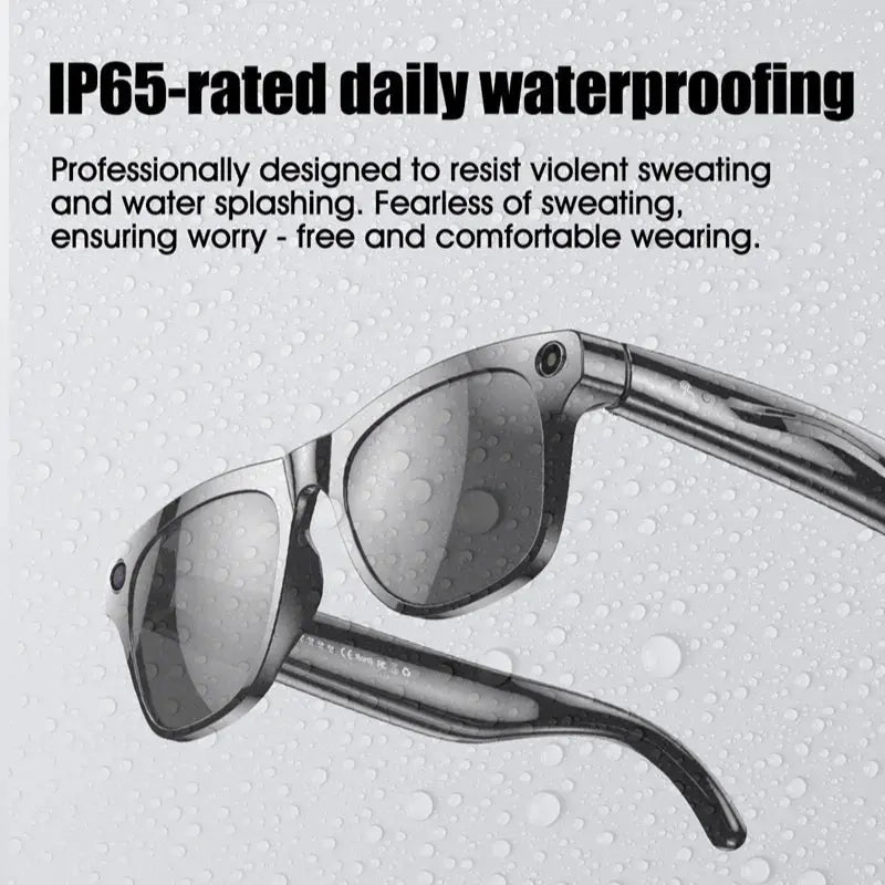 4K AI Smart Glasses Multifunction Camera For Xiaomi Bluetooth Call Voice Assistant Music Player Translate Photochromic Glasses - Ai - TechWorld