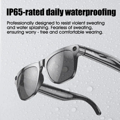 4K AI Smart Glasses Multifunction Camera For Xiaomi Bluetooth Call Voice Assistant Music Player Translate Photochromic Glasses - Ai - TechWorld