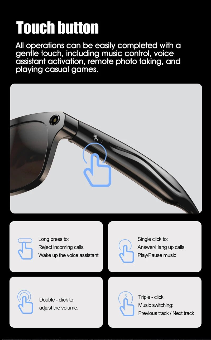 4KHD AI Smart Glasses – Redefining Vision with Intelligence - Ai - TechWorld