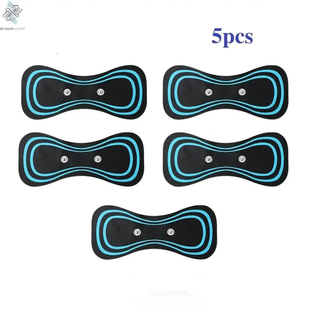 5/10pcs Cervical Massage Pad for Mini Neck Cervical Massage Stimulator Self Adhesive Cervical Massage Patch for Neck massager - Ai - TechWorld