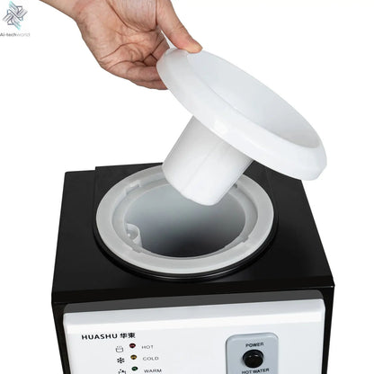 5 Gallon Top Loading Water Cooler Dispenser Freestanding Countertop Hot & Cold Water Dispenser for Home Office Dorm Ai-TechWorld 