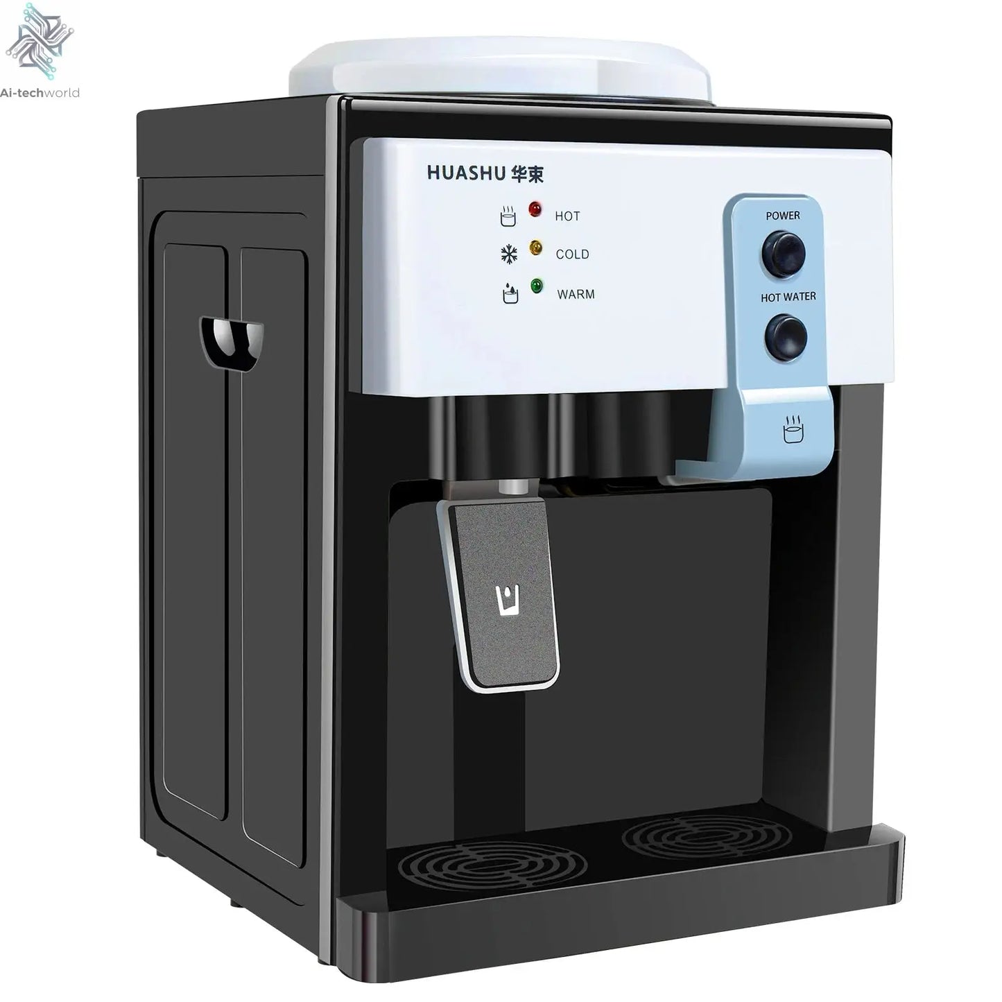 5 Gallon Top Loading Water Cooler Dispenser Freestanding Countertop Hot & Cold Water Dispenser for Home Office Dorm Ai-TechWorld 