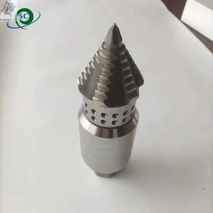 5 kg SS High Pressure Factory Direct Sale Rotary Sewer Pipe Cleaner Blocked Drain Wash Jetting Spray Nozzle 1inch female 215L Ai-TechWorld 