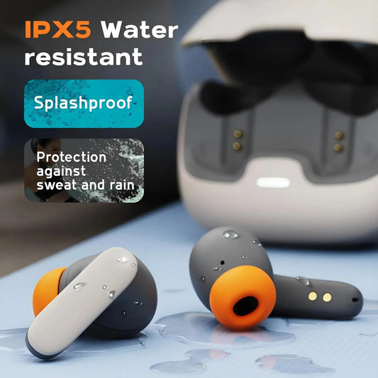 5.4 Bluetooth TWS Wireless Bluetooth Earphones Ultra-low Latency Dual Microphone ENC Noise Cancelling in Ear Bluetooth Earphones Ai-TechWorld 