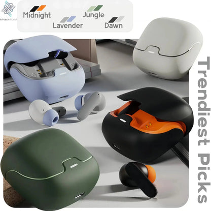 5.4 Bluetooth TWS Wireless Bluetooth Earphones Ultra-low Latency Dual Microphone ENC Noise Cancelling in Ear Bluetooth Earphones Ai-TechWorld 