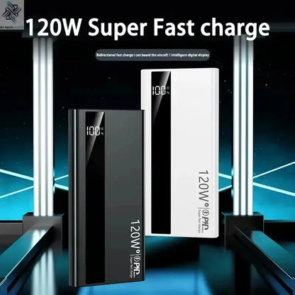 500000mAh 120W Super Fast Charging High Capacity Power Bank External Battery Portable Battery Charger For iPhone Samsung Xiaomi Ai-TechWorld 