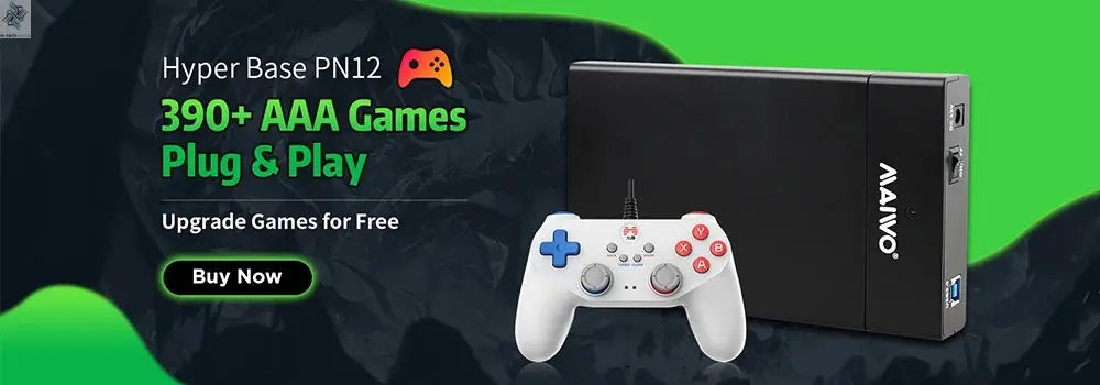 500GB Gaming HDD Retrobat & Launchbox & Playnite OS Retro Video Game Console for PS3/Switch/XBOX/PS2/Wii/WiiU with 38200+ Games Ai-TechWorld 