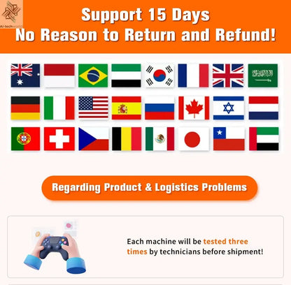 500GB Gaming HDD Retrobat & Launchbox & Playnite OS Retro Video Game Console for PS3/Switch/XBOX/PS2/Wii/WiiU with 38200+ Games Ai-TechWorld 