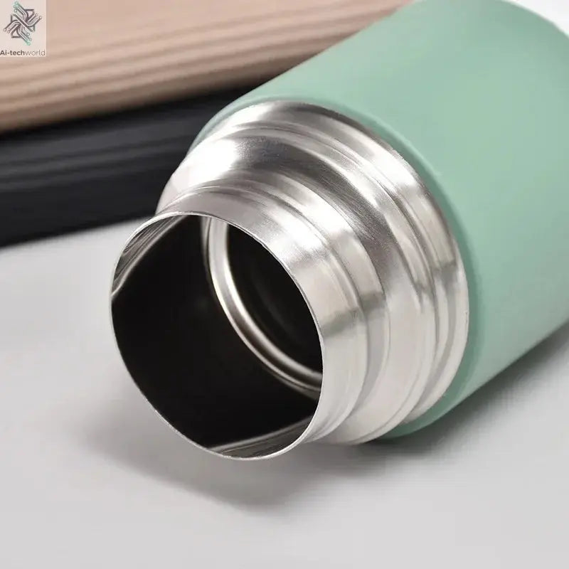 500ML Stainless Steel Vacuum Flask Gift Set Office Business Style Thermos Bottle Outdoor Hot Water Thermal Insulation Couple Cup Ai-TechWorld 