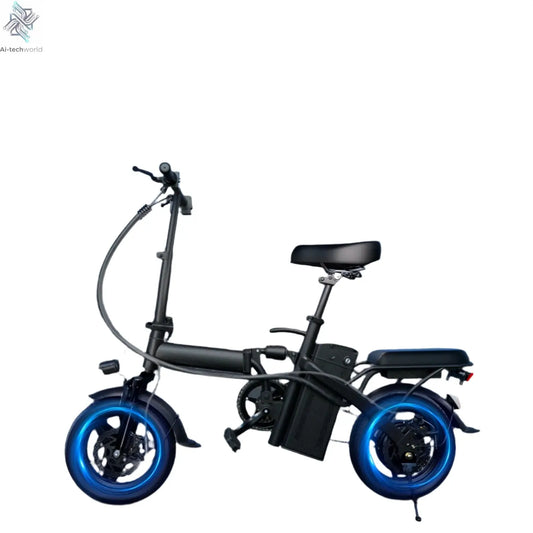 500W Adult Folding Electric Bike – 14" Compact Frame, 20 MPH - Ai - TechWorld