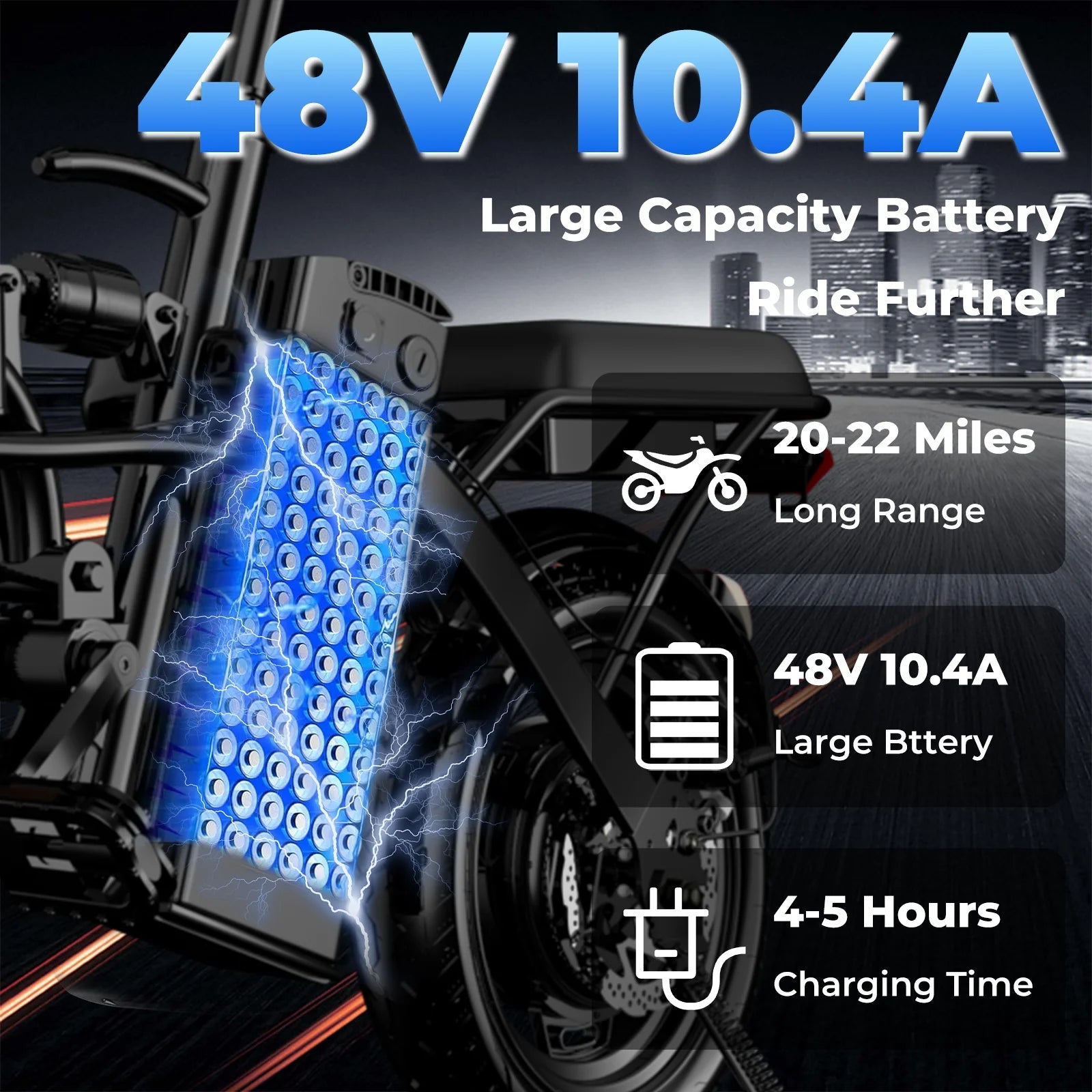 500W Adult Folding Electric Bike – 14" Compact Frame, 20 MPH - Ai - TechWorld