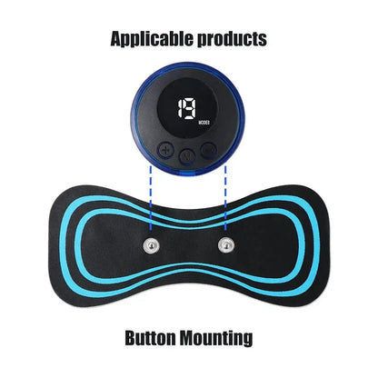5/10pcs Cervical Massage Pad for Mini Neck Cervical Massage Stimulator Self Adhesive Cervical Massage Patch for Neck massager - Ai - TechWorld