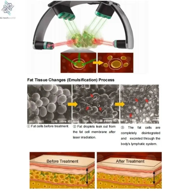 532nm Green 10D Sculpting Fat Removal Green Light Cold 532Nm Burn Fat Body Slimming - Ai - TechWorld