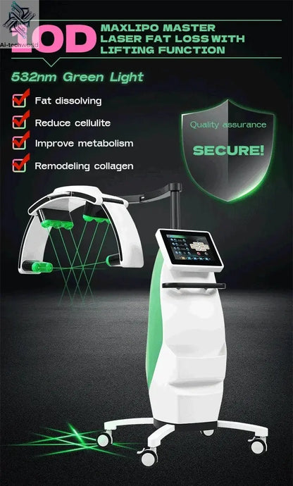 532nm Green 10D Sculpting Fat Removal Green Light Cold 532Nm Burn Fat Body Slimming - Ai - TechWorld