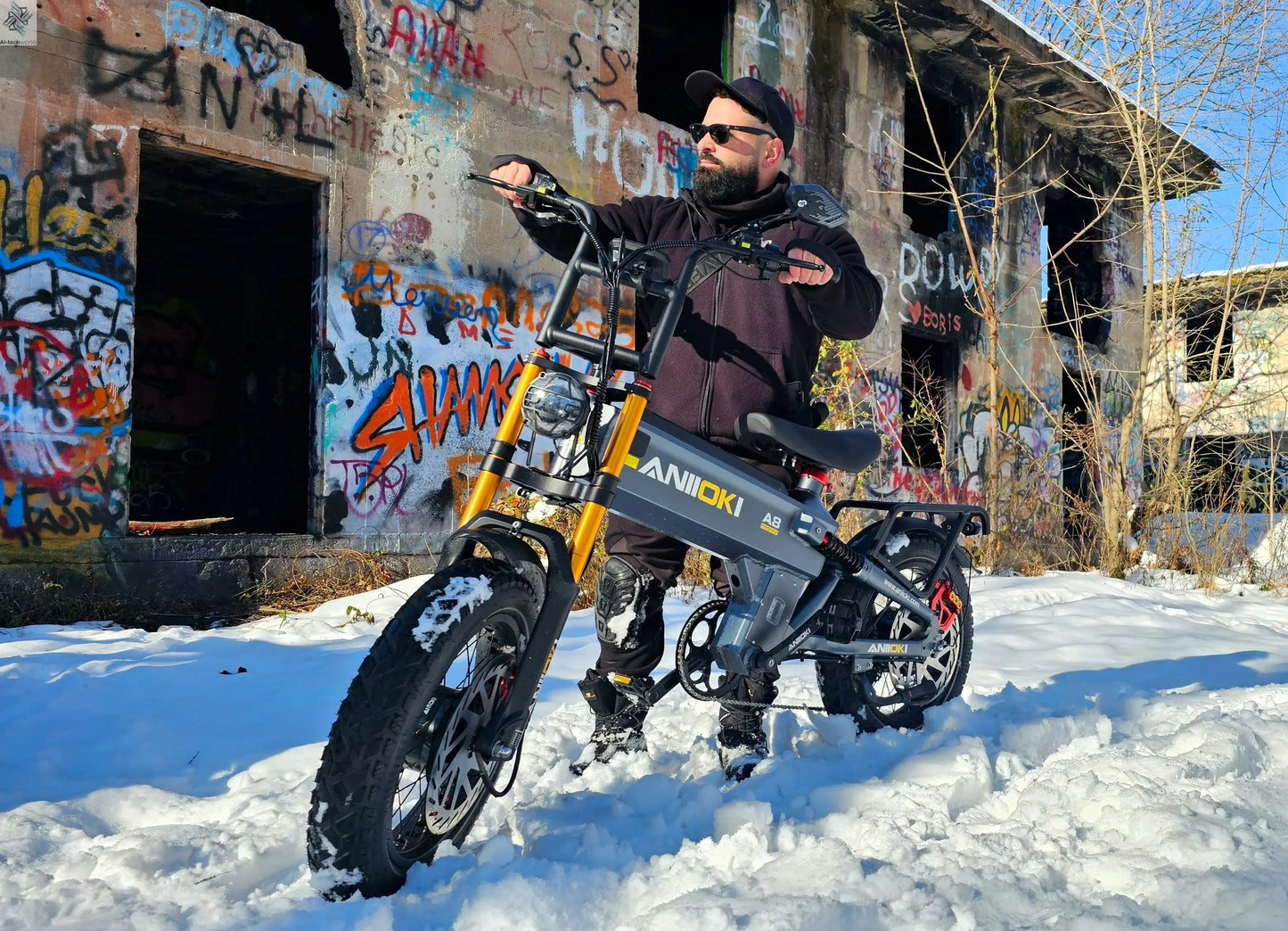 5400W Dual Motor Electric Bike 52V 70Ah 47mph Electric Bicycle ANIIOKI A8 Pro Max AWD Fat Tires 20"*4" E Bike Adult Ebike Ai-TechWorld 