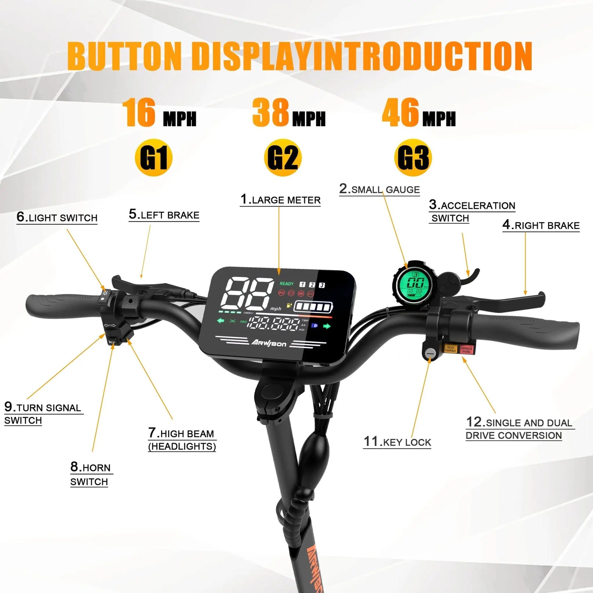 5600W Dual Motor Adult Electric Scooter - Foldable e - Scooter - Ai - TechWorld