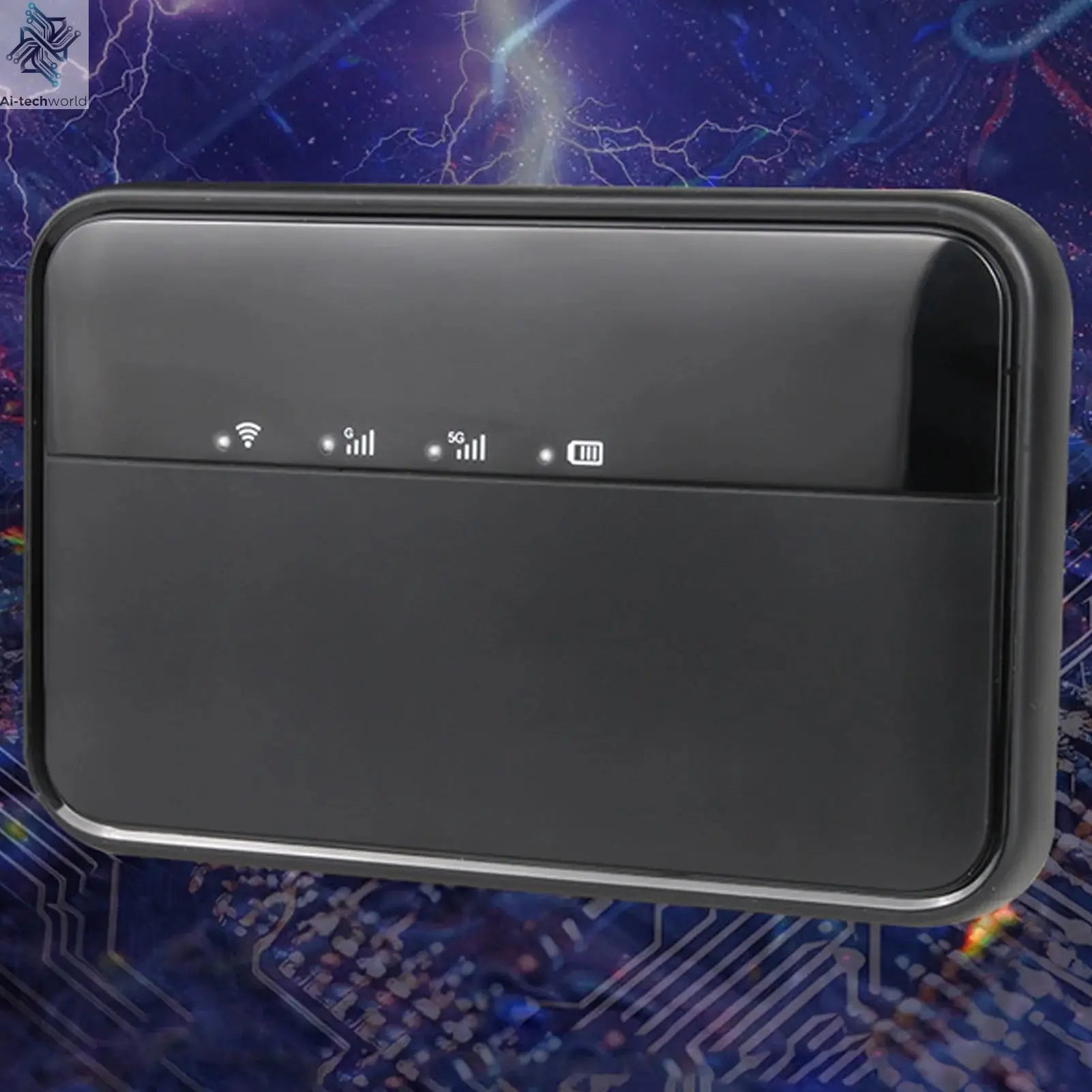 5G WiFi Mobile Hotspot Router for Travel Support 16 Devices 10000mAh 5G Portable WiFi6 Mobile Hotspot with Nano SIM Card Slot Ai-TechWorld 