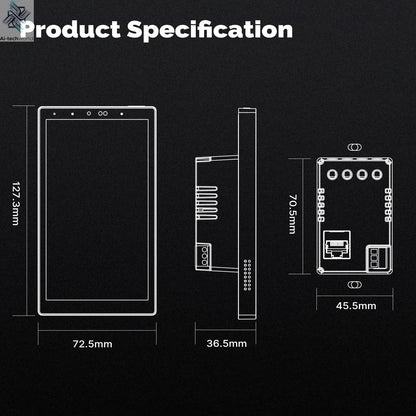 5" Touch Screen Alexa Gateway Control Panel - WiFi Smart, ZigBee, Voice & Scene Control Ai-TechWorld
